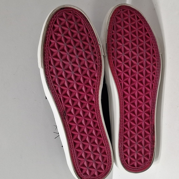 Corky’s Women’s Black Distressed Grunge Slip-On Streetwear Sneakers Size 10 - Picture 9 of 11